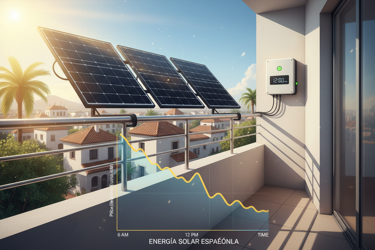 Precio de la luz por horas en 2026: por qué cargar tu batería a mediodía es casi gratis