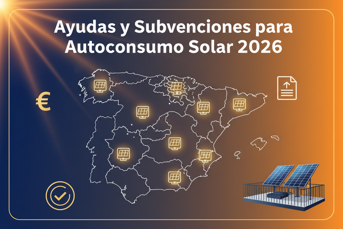 Ayudas y subvenciones para autoconsumo solar en 2026: guía rápida por comunidades