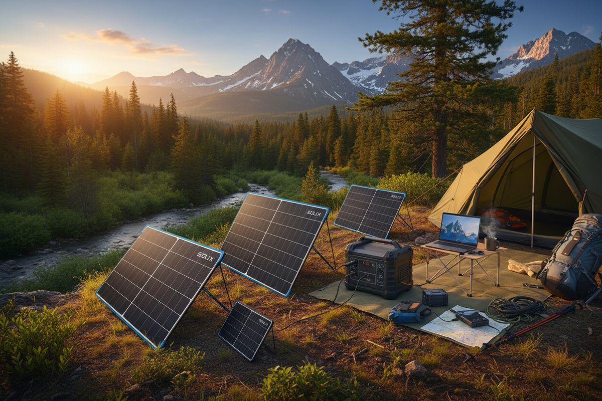 Paneles Solares Portátiles: Los Mejores Anker SOLIX PS100, PS200 y PS400 para Aventuras Outdoor