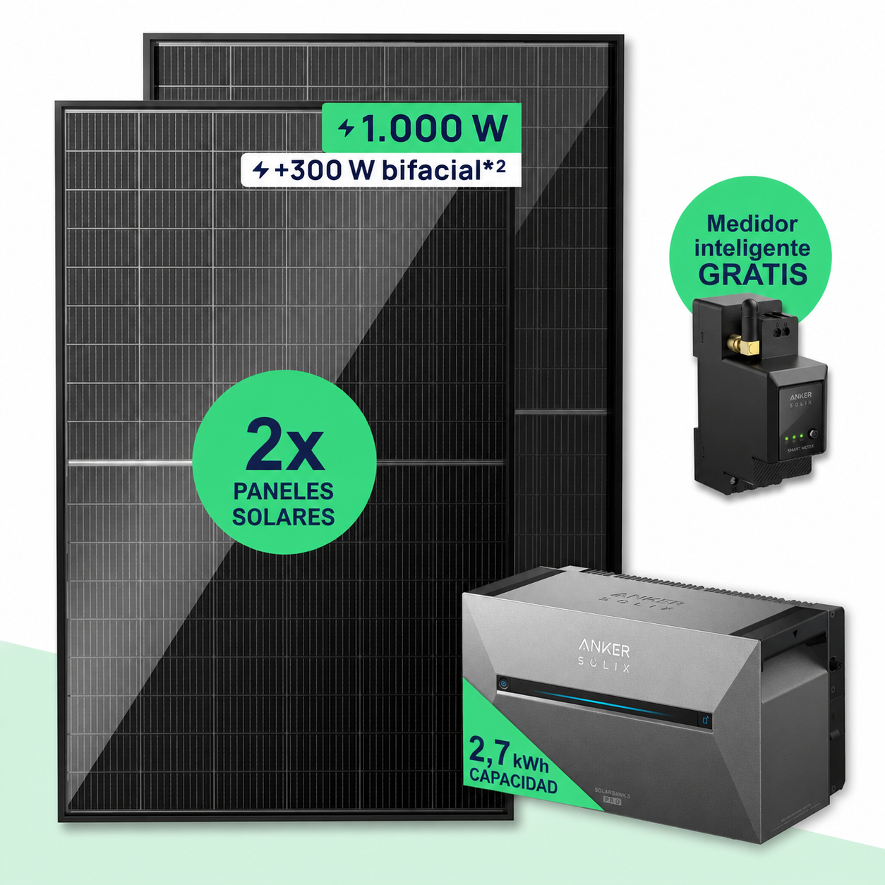 SolFuerza Lite 1.000 W + Anker Solarbank 3 Pro