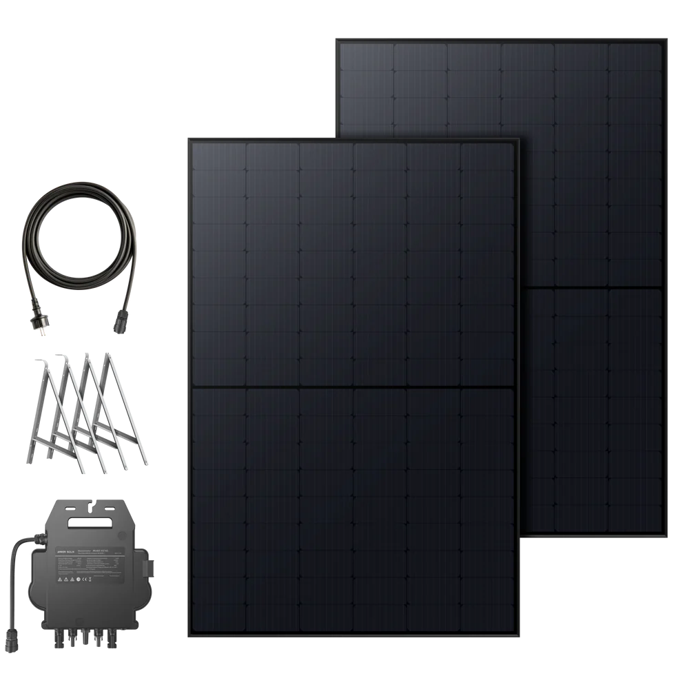 Anker SOLIX Kit Solar (820W) + Soportes para Balcón