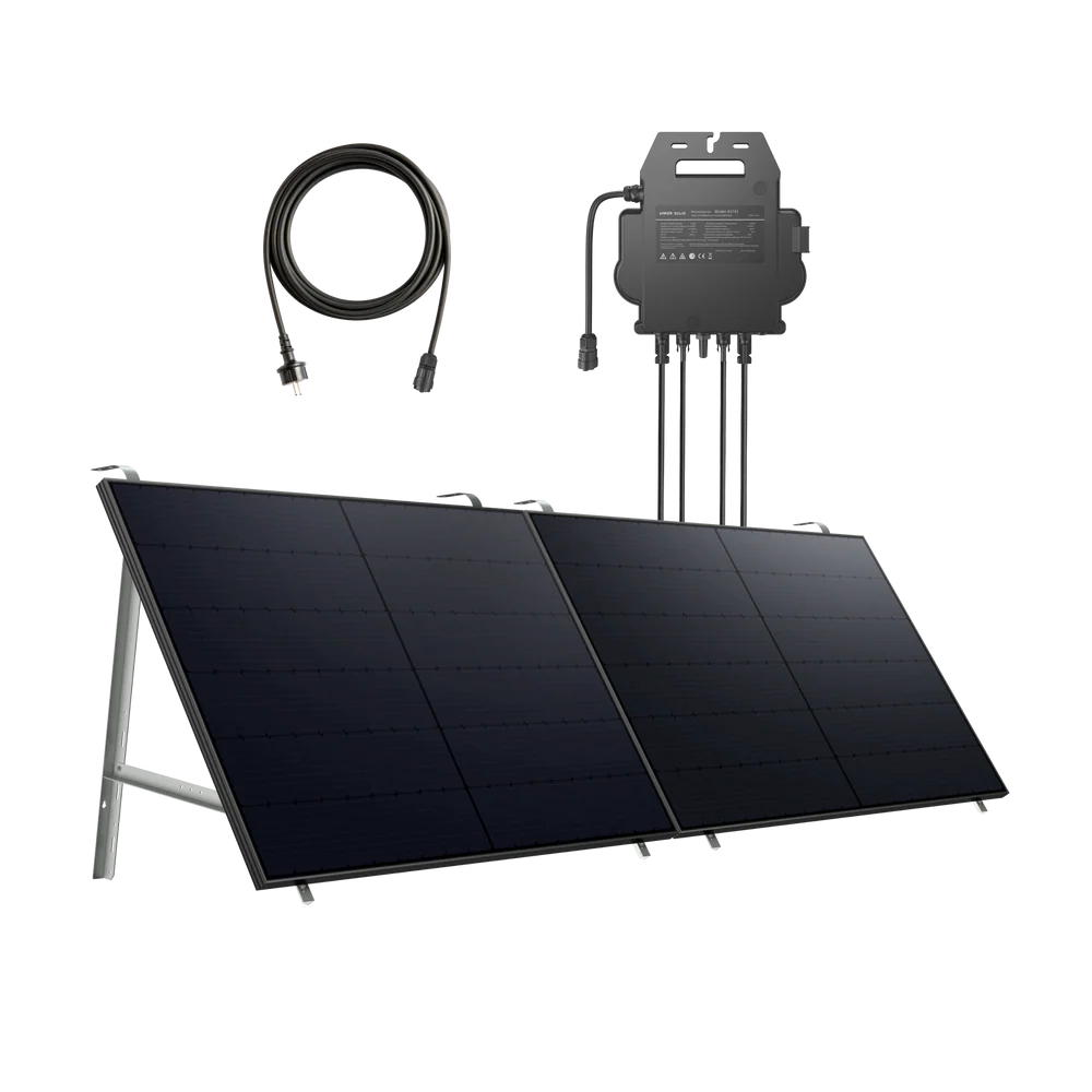 Anker SOLIX Kit Solar (820W) + Soportes para Balcón