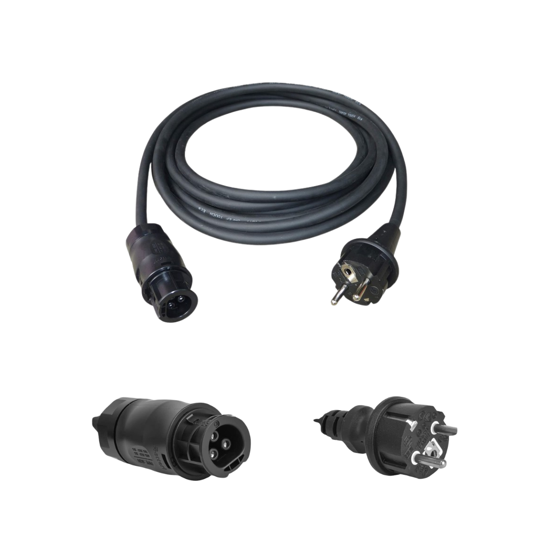 🔌 APsystems BC01 AC Cable – Cable Schuko 5 metros para APsystems EZ1