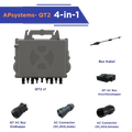 APsystems QT2 Microinversor trifásico 4 en 1 alto rendimiento 97%