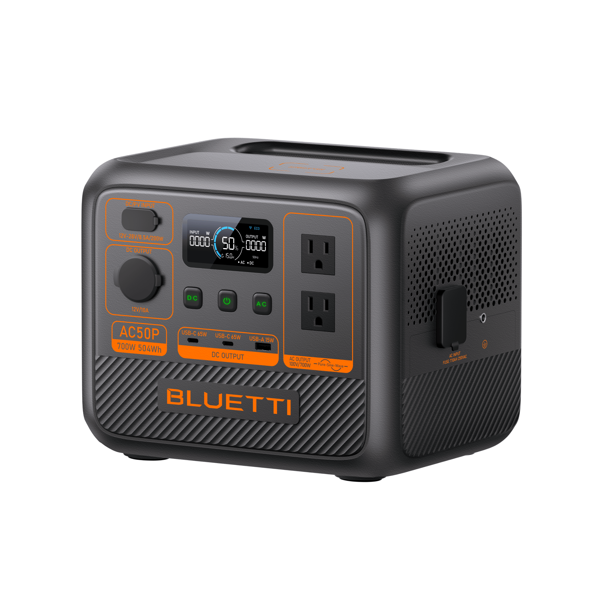 BLUETTI AC50P diseño compacto