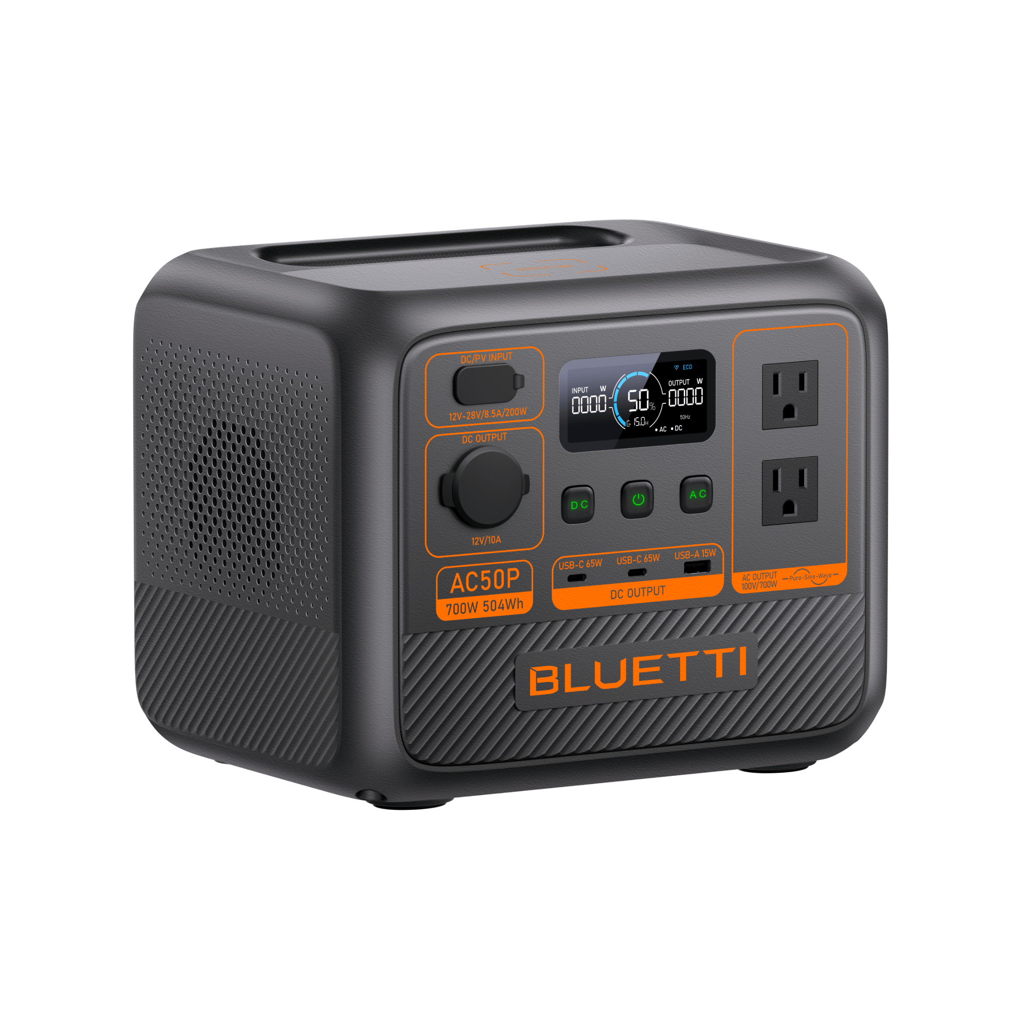 BLUETTI AC50P vista lateral