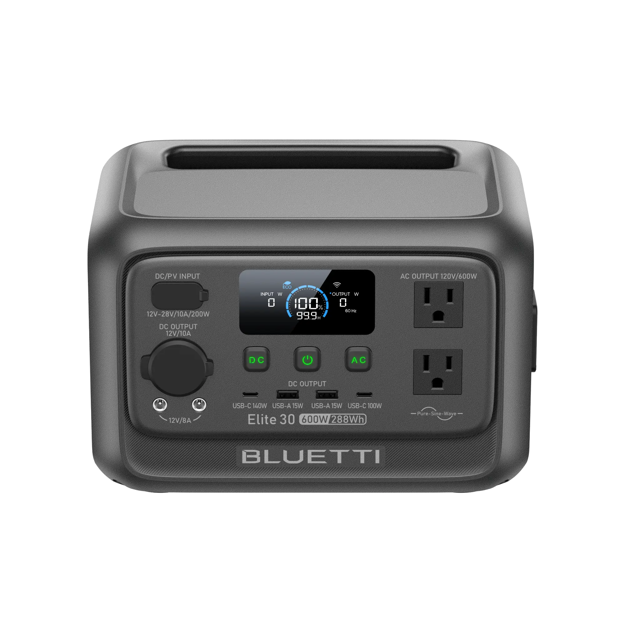 BLUETTI Elite 30 V2 vista general