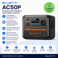 BLUETTI AC50P Estación energía portátil 1200W camping outdoor
