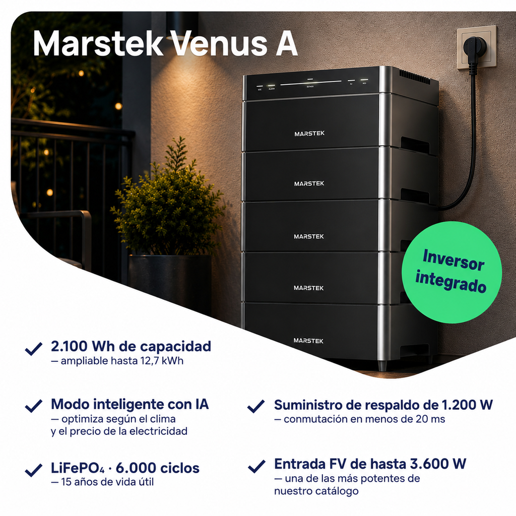 Solfuerza Lite 2.000 W + Marstek Venus A