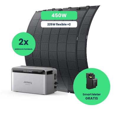 Kit Solar 450W con Batería Jackery SolarVault 3 Pro para Autoconsumo | Plug & Play