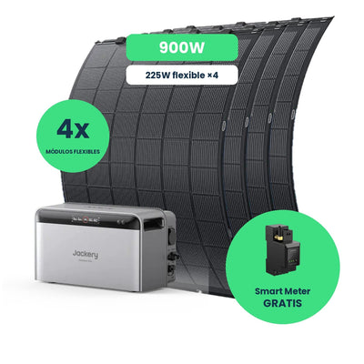 Kit Solar 900W con Batería Jackery SolarVault 3 Pro para Autoconsumo | Plug & Play