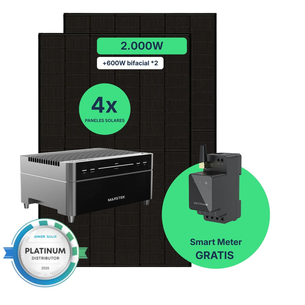 Solfuerza Lite 2.000 W + Marstek Venus A | Plug & Play
