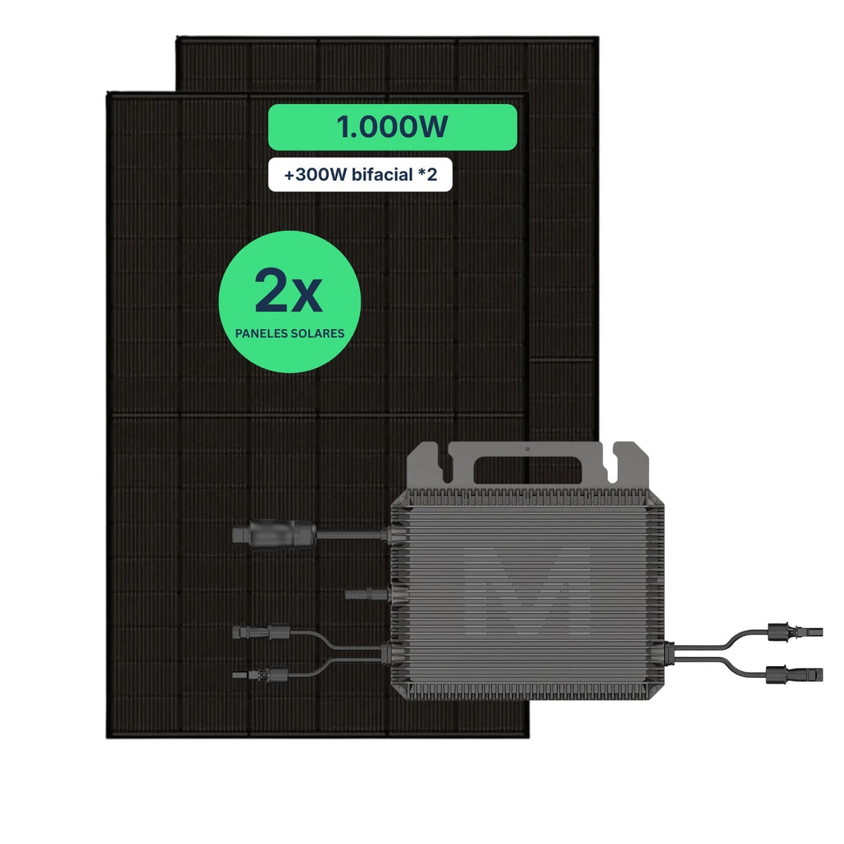 Kit Solar 1000W para Autoconsumo | Plug & Play