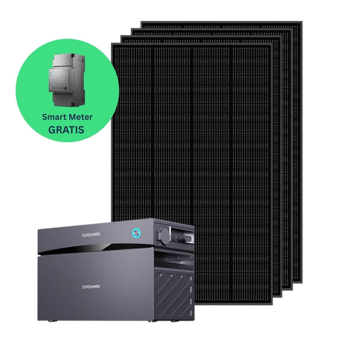 Kit Solar 800W con Batería Sunshare Glory 1.5kWh para Autoconsumo | Plug & Play